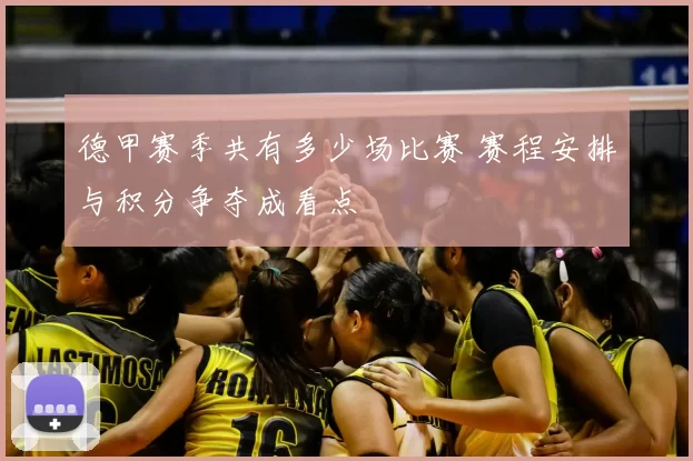 德甲赛季共有多少场比赛 赛程安排与积分争夺成看点