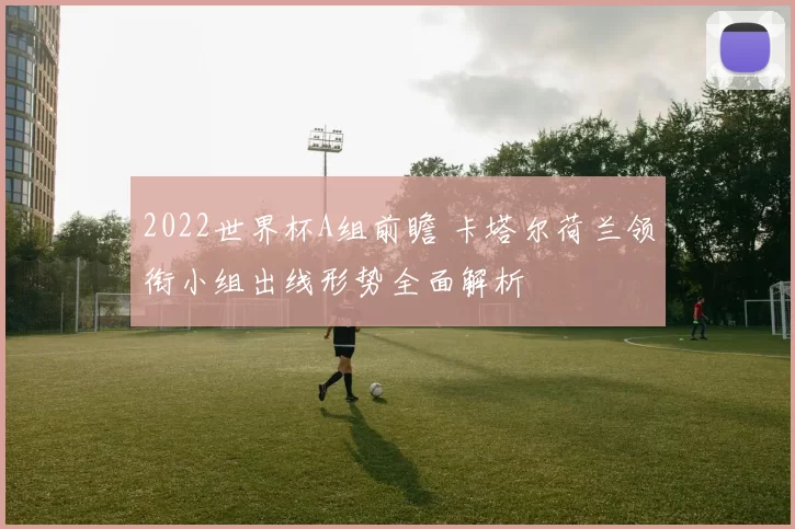 2022世界杯A组前瞻 卡塔尔荷兰领衔小组出线形势全面解析
